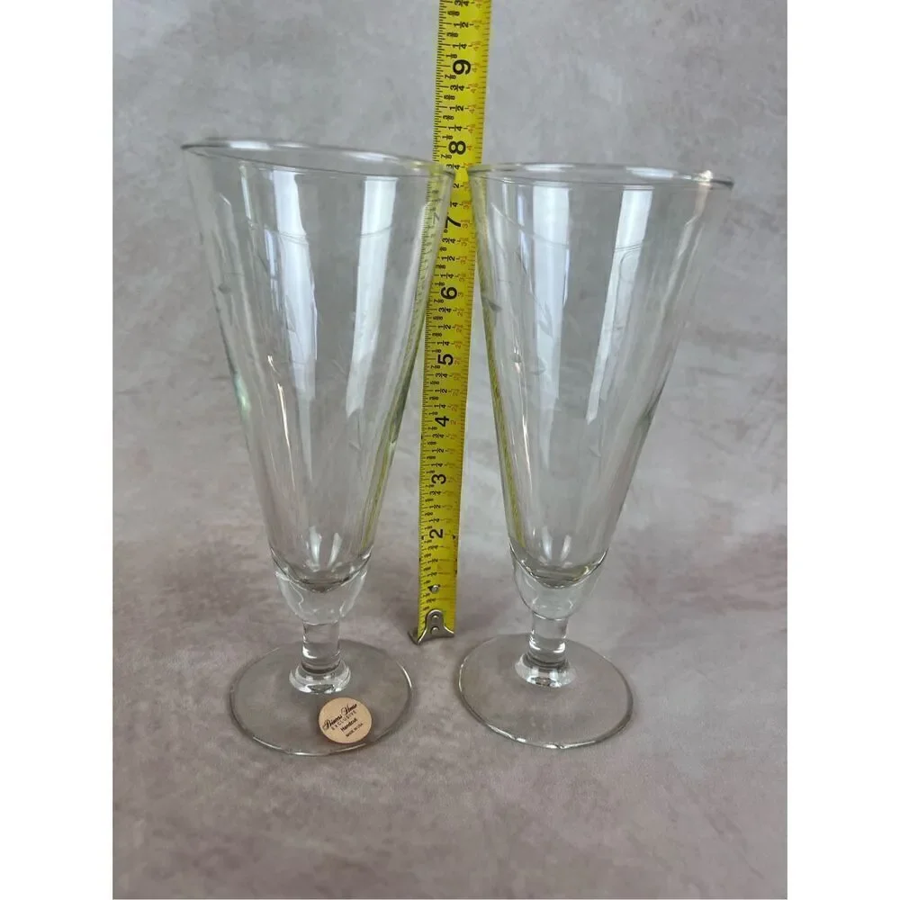 Vintage Princess House Champagne Flutes
